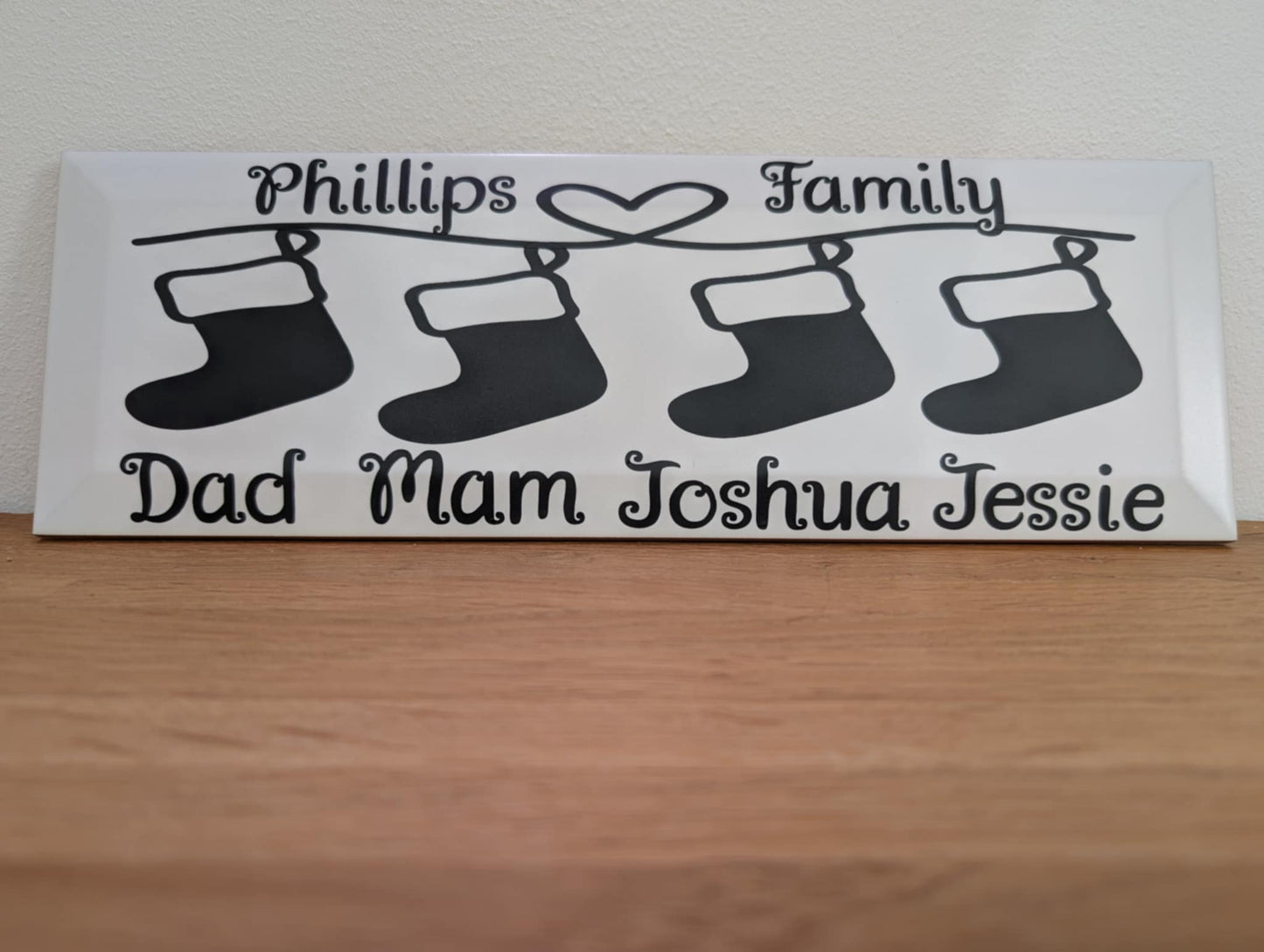 Family Christmas Plaque