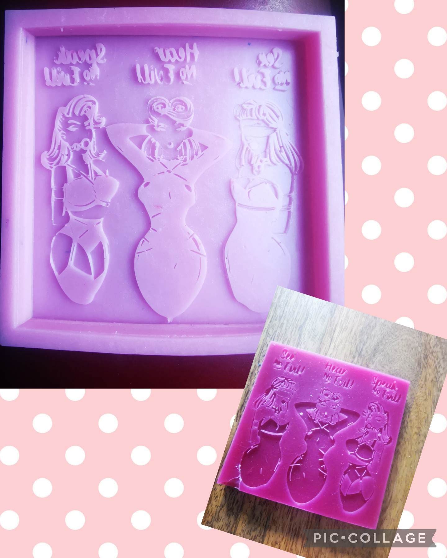 SEE NO EVIL, HEAR NO EVIL, SPEAK NO EVIL Silicone Moulds