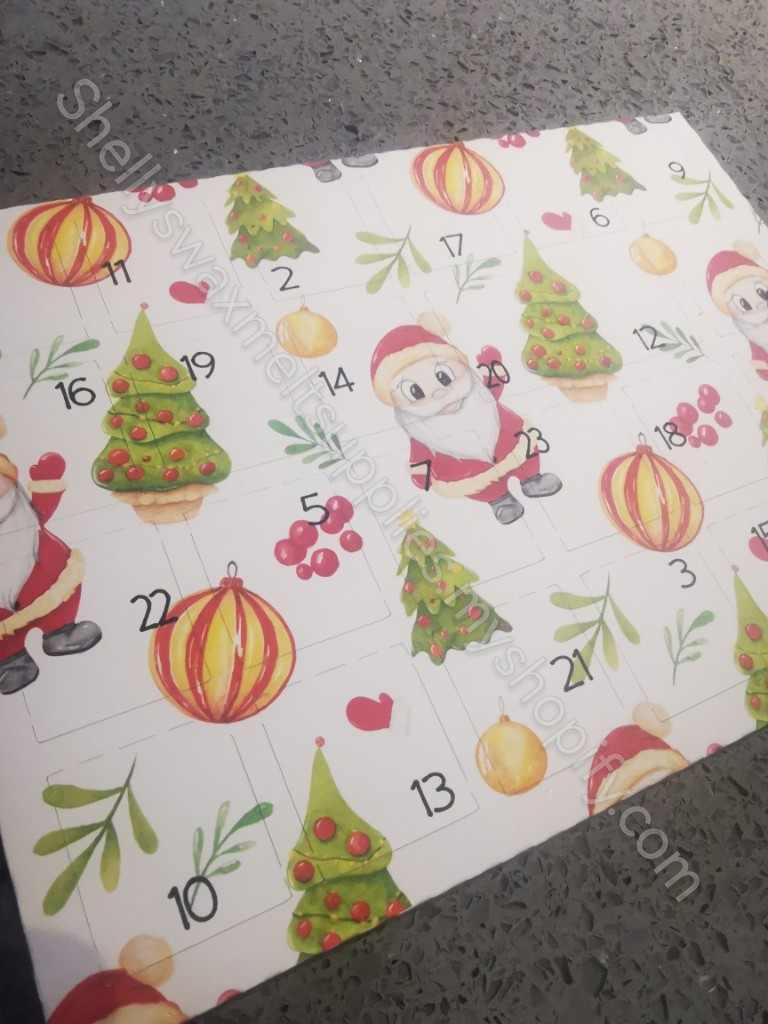 Christmas Advent Calendar Box Packaging & Advent Mould