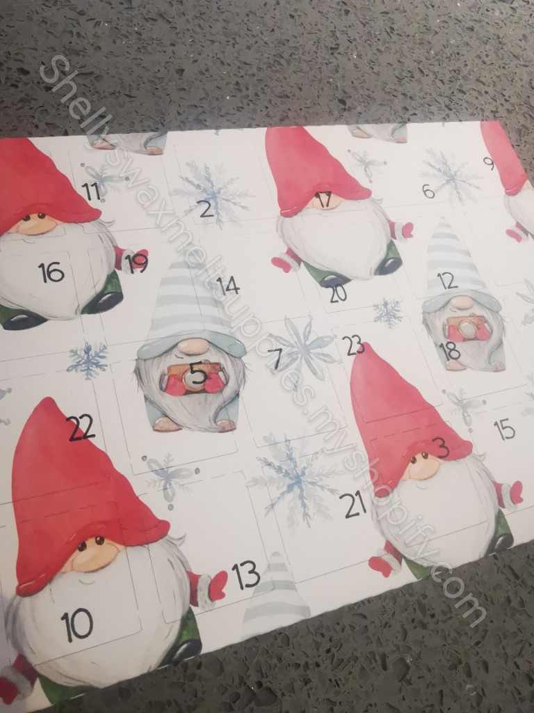 Christmas Advent Calendar Box Packaging & Advent Mould