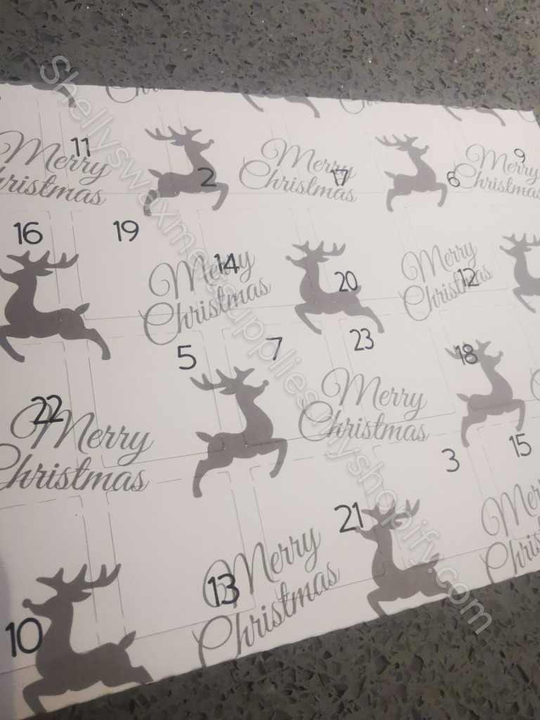 Christmas Advent Calendar Box Packaging & Advent Mould