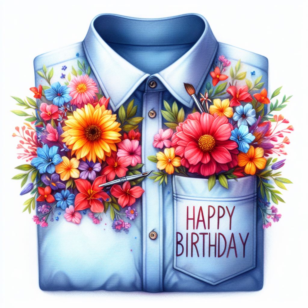 Happy Birthday Gift Box with Segmented Tray