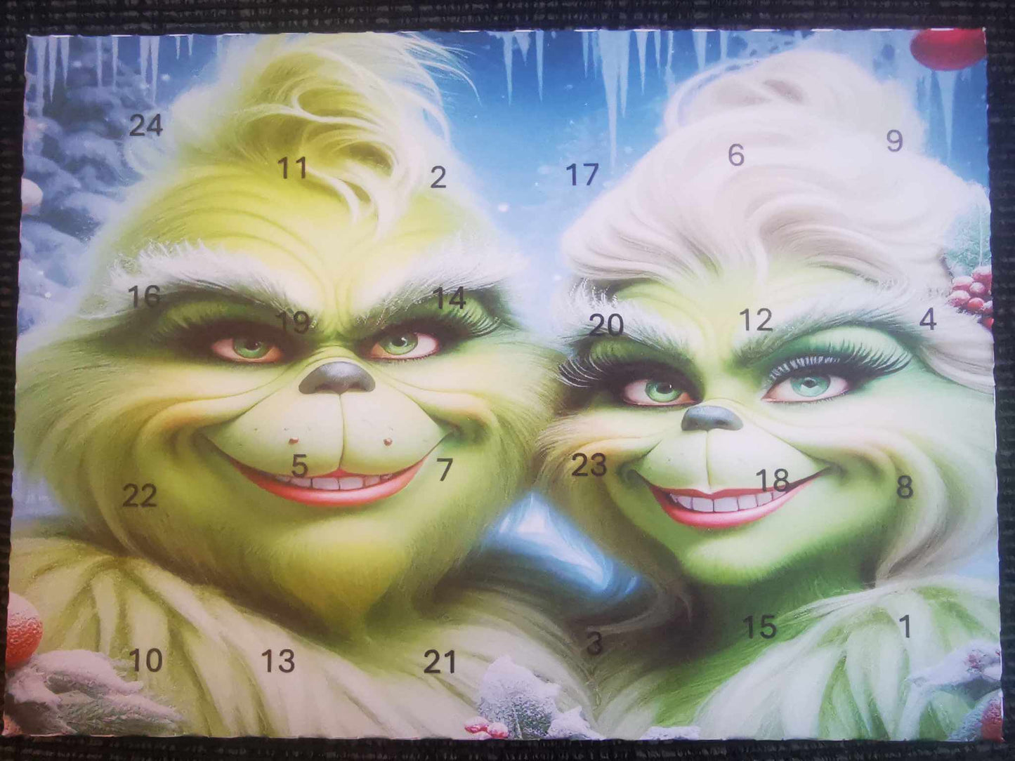 Christmas Advent - 12 DAYS - including tray