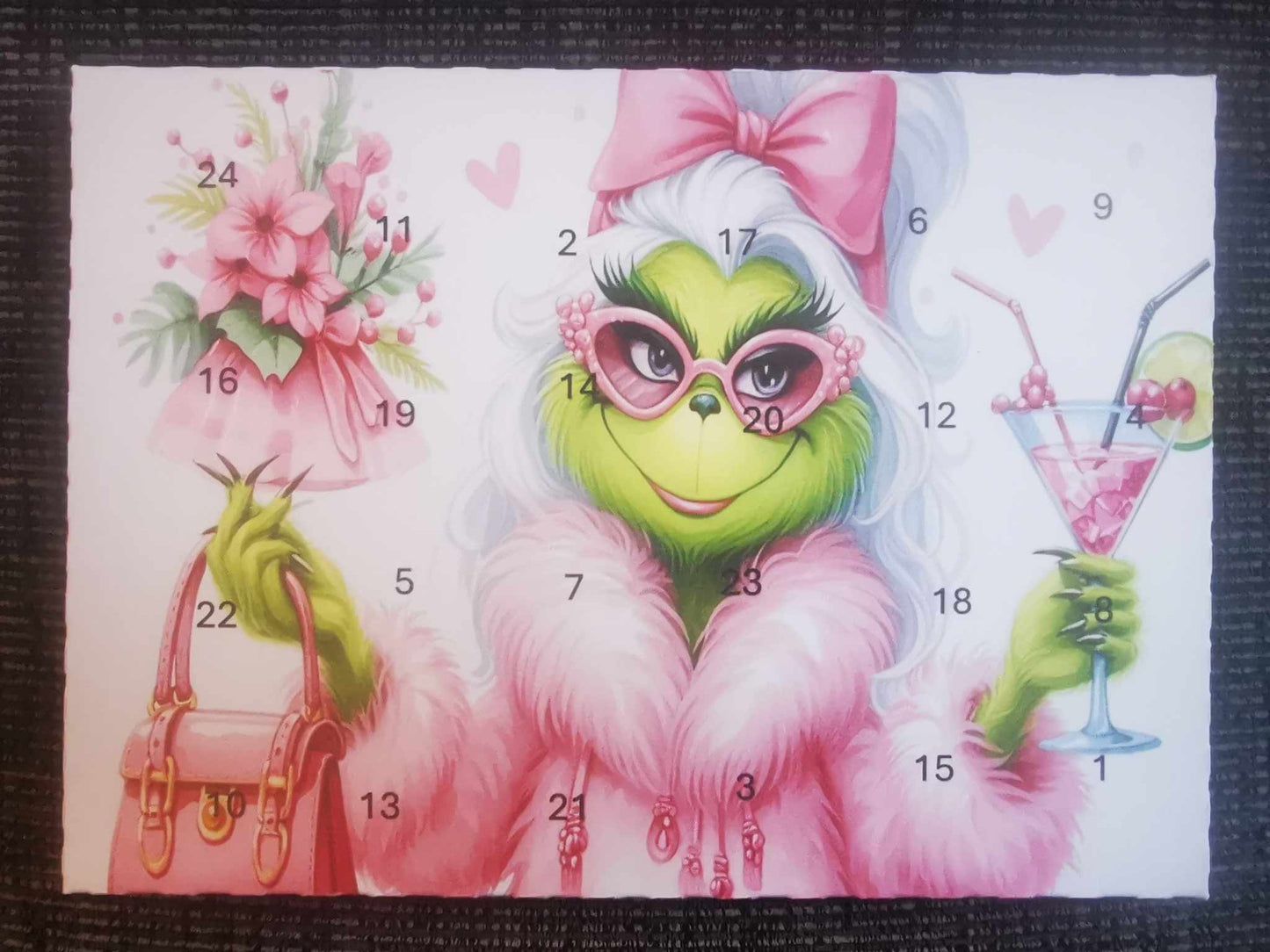 Christmas Advent - 12 DAYS - including tray