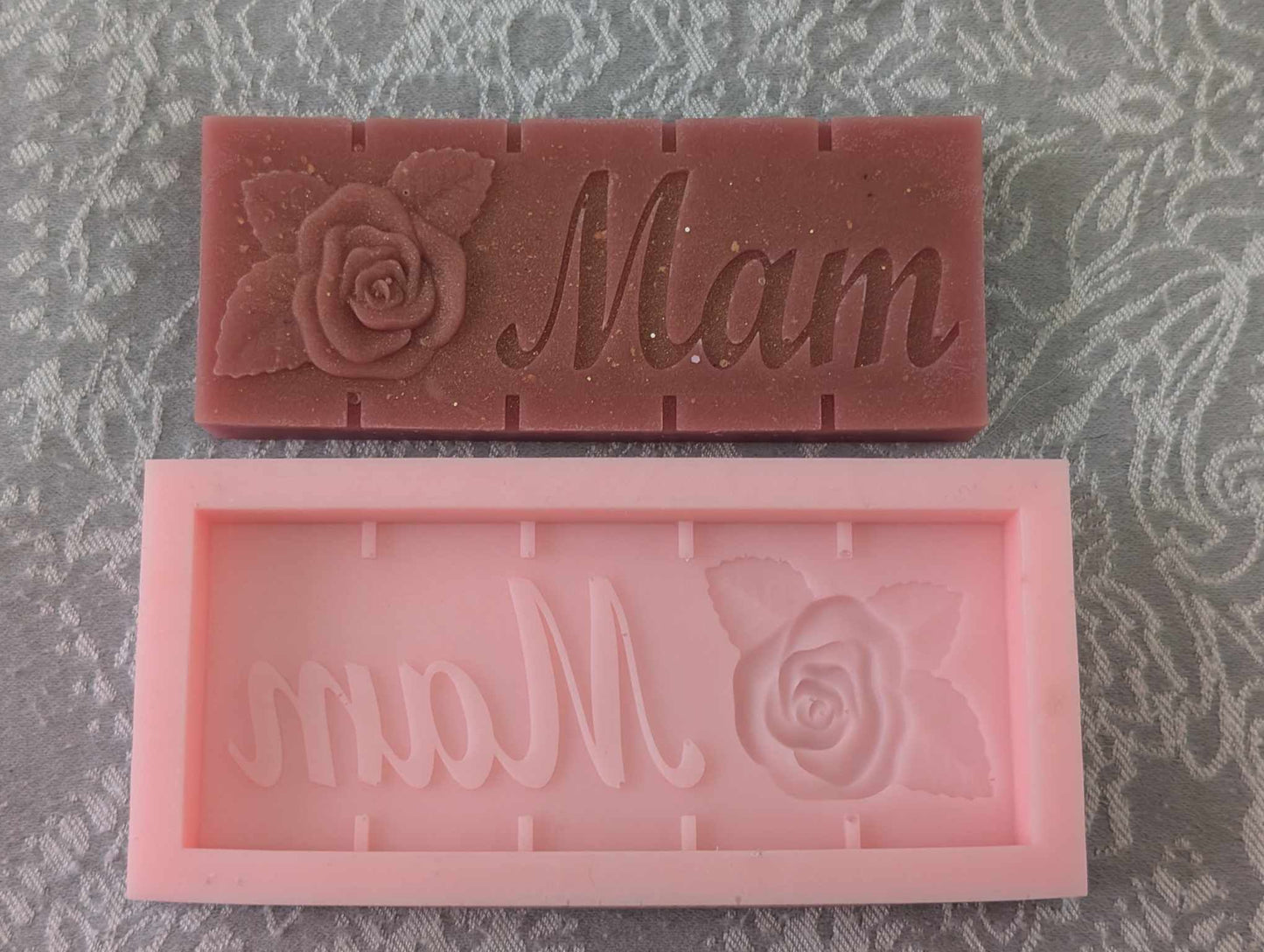 MOTHERS DAY - MUM, MAM etc Silicone Snap Bar & Cloud Moulds