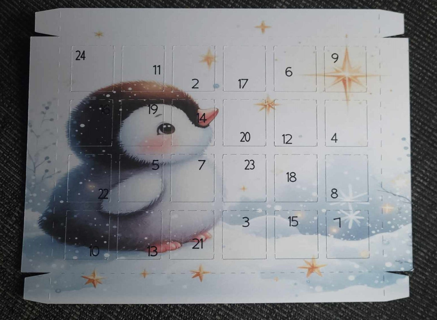 Christmas Advent Calendar Box Packaging & Advent Mould
