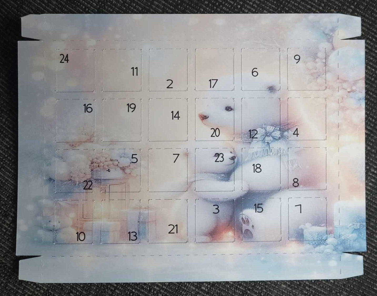 Christmas Advent Calendar Box Packaging & Advent Mould