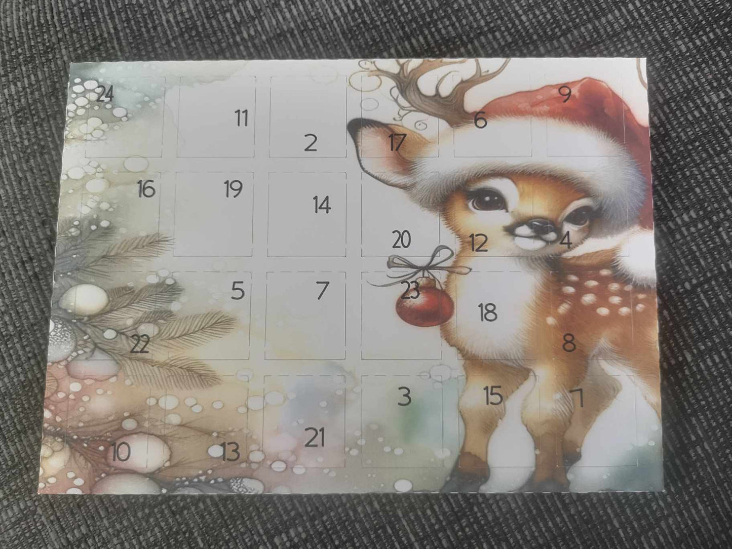Christmas Advent Calendar Box Packaging & Advent Mould