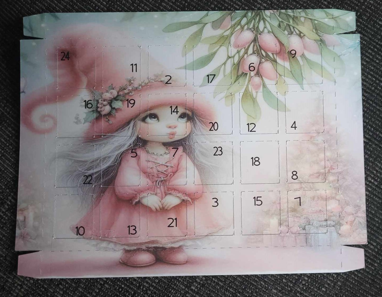 Christmas Advent Calendar Box Packaging & Advent Mould