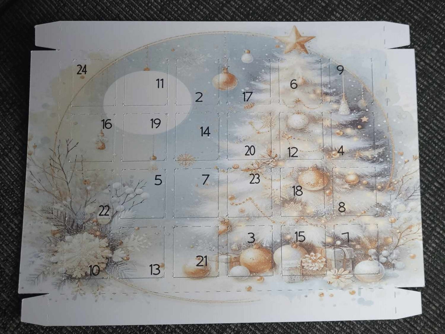 Christmas Advent Calendar Box Packaging & Advent Mould