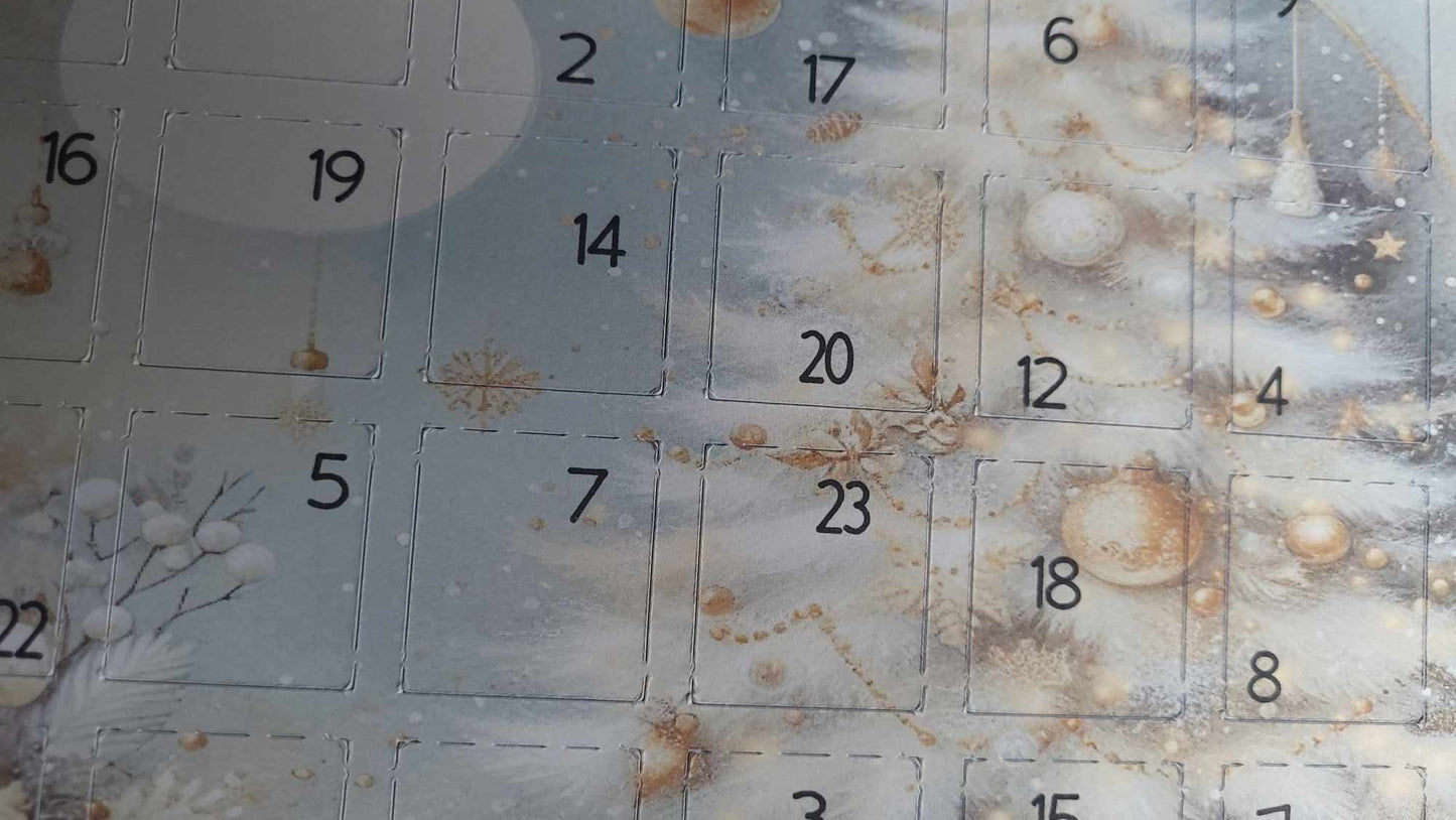 Christmas Advents & Advent Mould - 24 Days