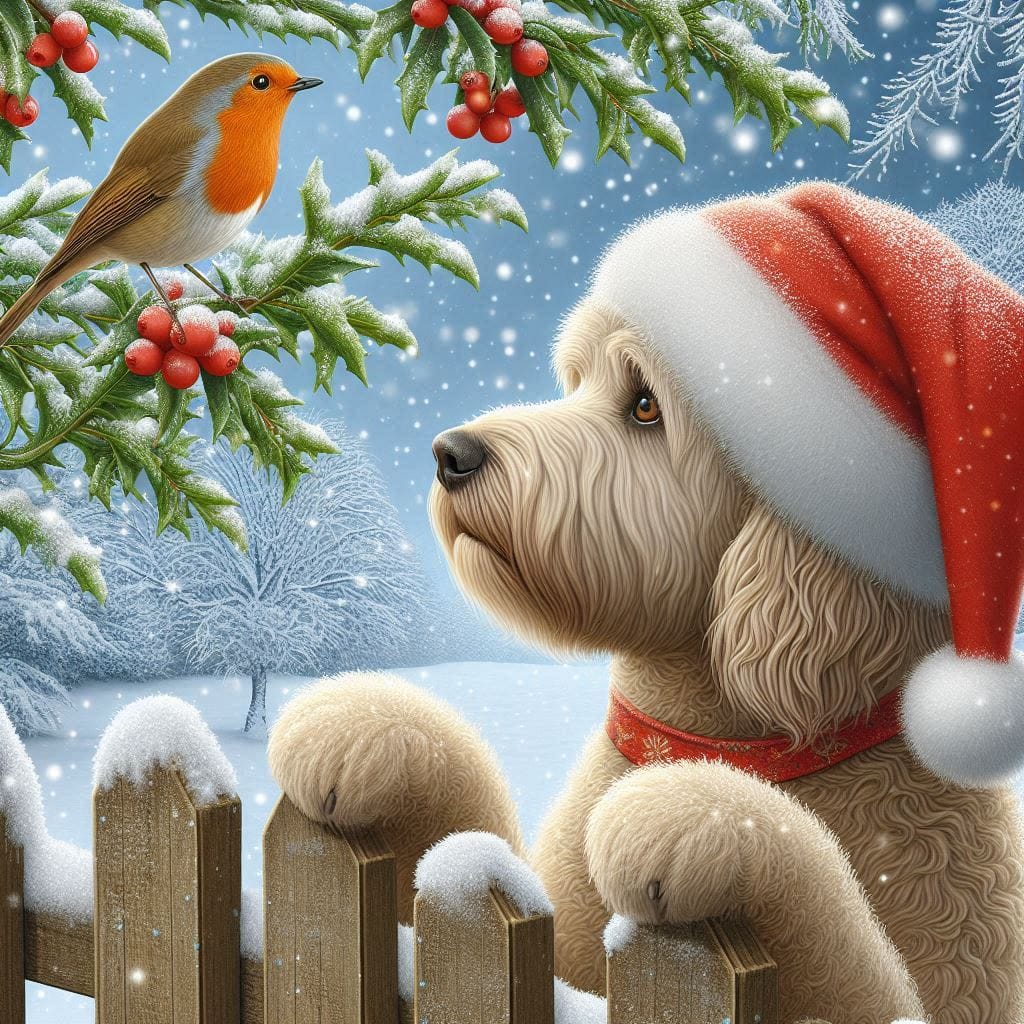 Christmas DOG Advent Calendar Box Packaging - 24 Days