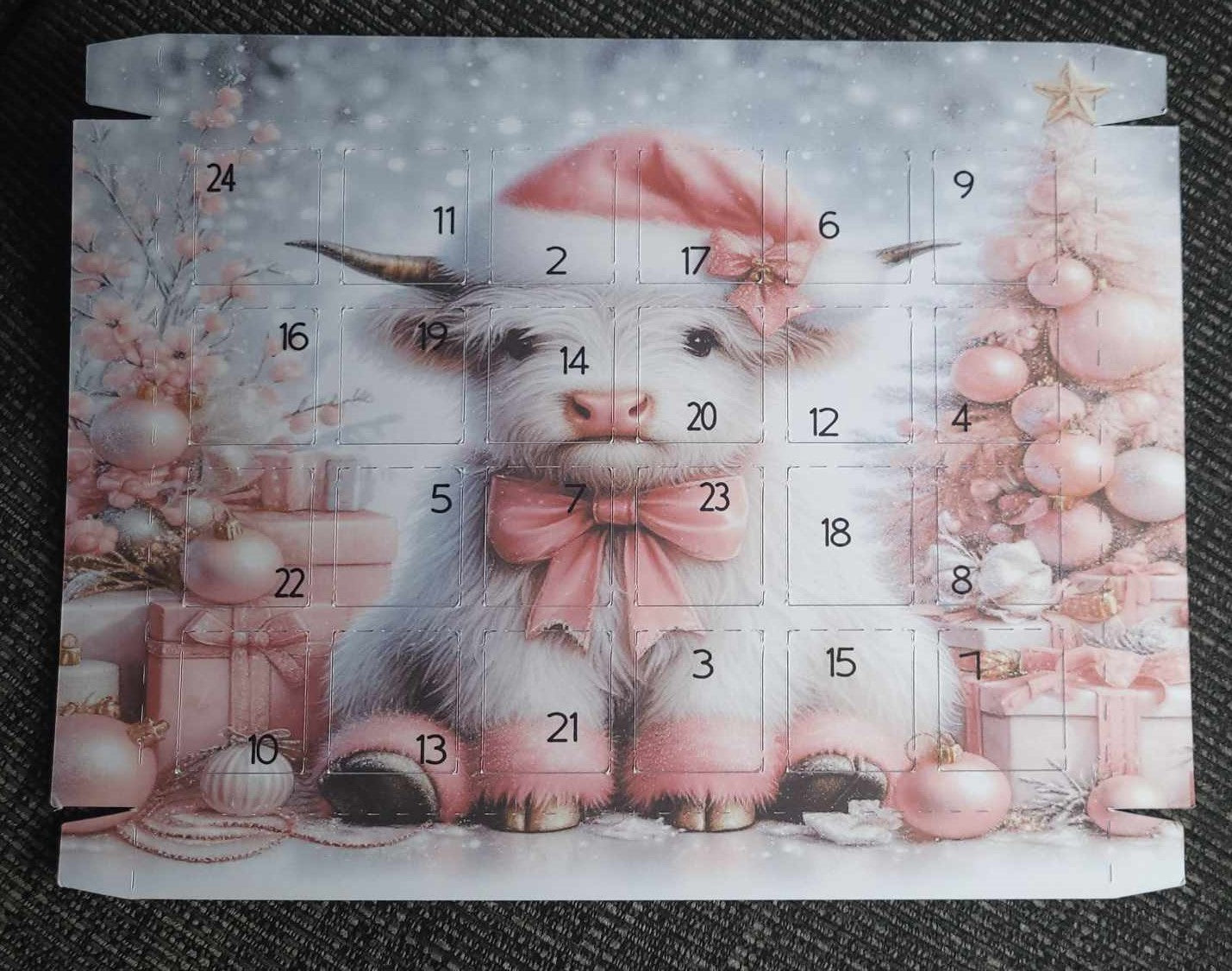 Christmas Advent Calendar Box Packaging & Advent Mould