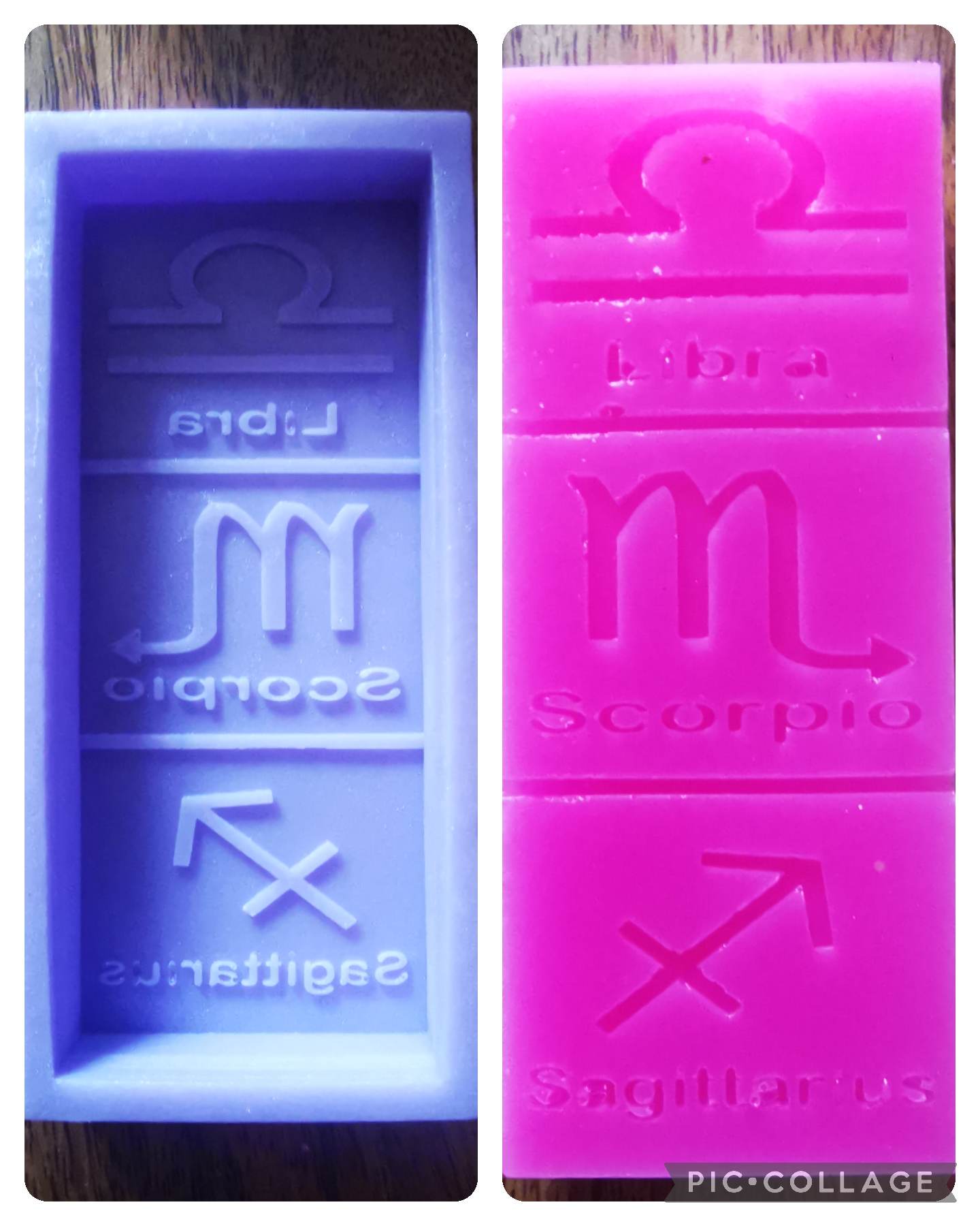 STAR SIGNS Silicone Snap Bar Moulds