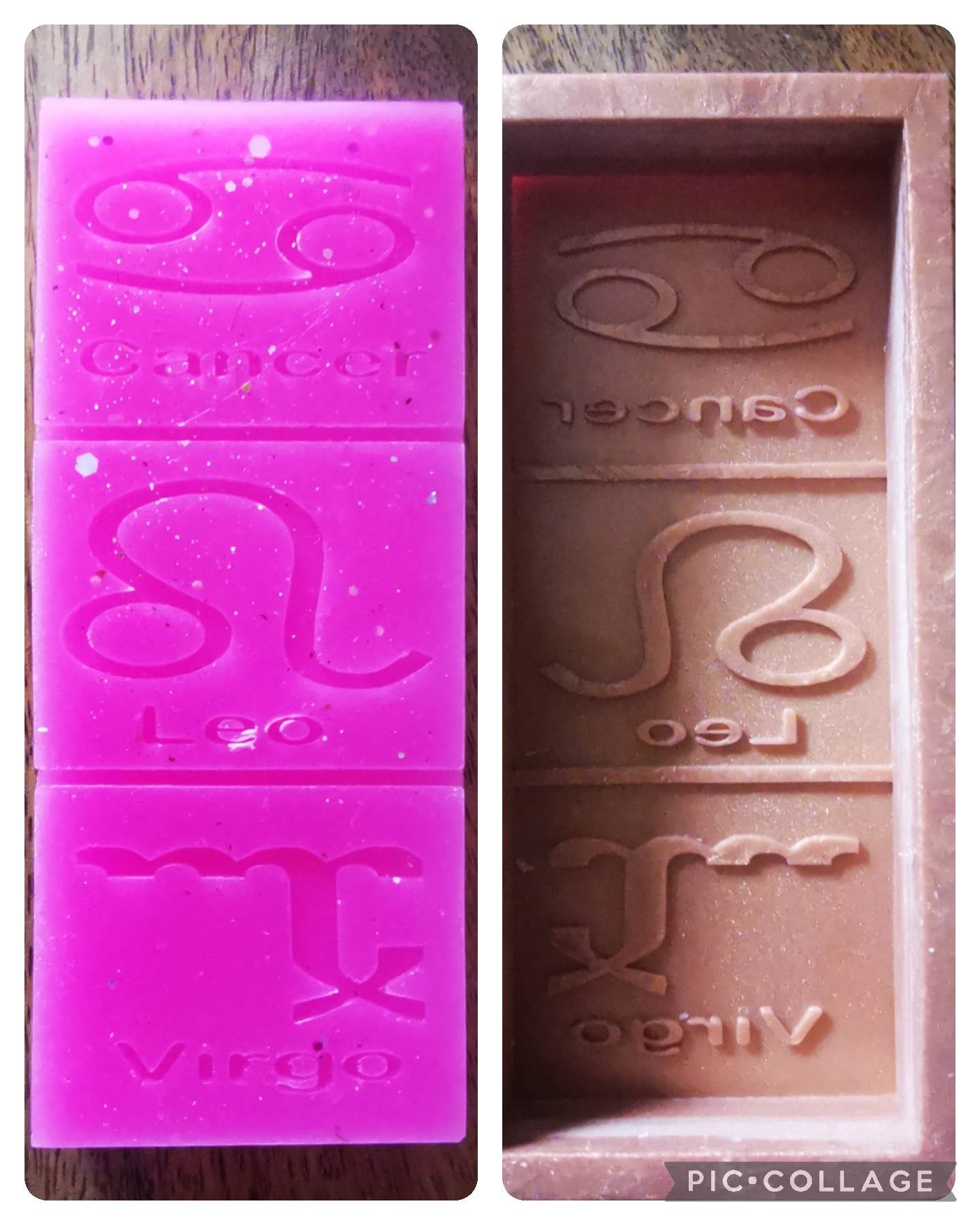 STAR SIGNS Silicone Snap Bar Moulds
