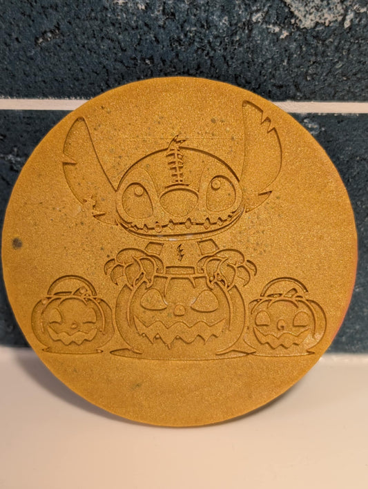 Halloween Stitch Wax Melt Silicone Mould