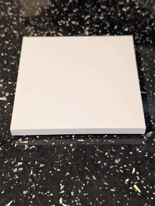 10cm x 10cm x 1cm Box - White Lid and Base