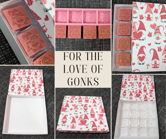 Valentines & Mothers Day 16 Cavity Tray Boxes and Gonk Mould
