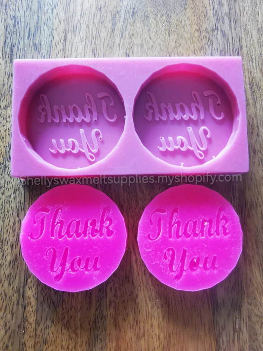 THANK YOU Silicone Disc Moulds