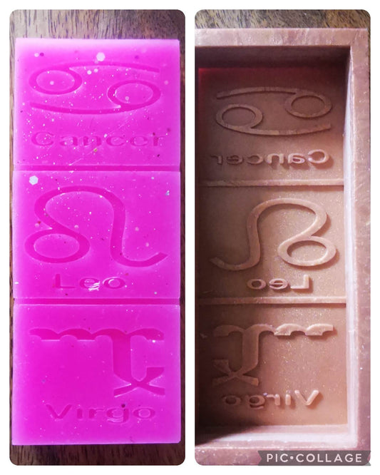 STAR SIGNS Silicone Snap Bar Moulds